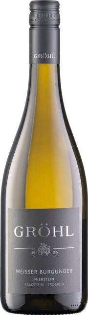 Gröhl Weißburgunder Weißwein, 2022, Rheinhessen, trocken, 0,75 l - Bild 1