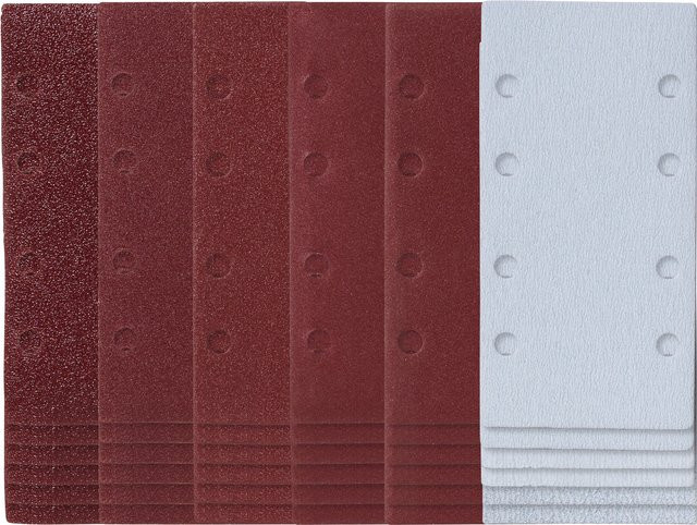 Parkside Schleifpapier-Set für Schwingschleifer zum Schleifen von Holz und Lack, Mehrfarbig - Bild 1
