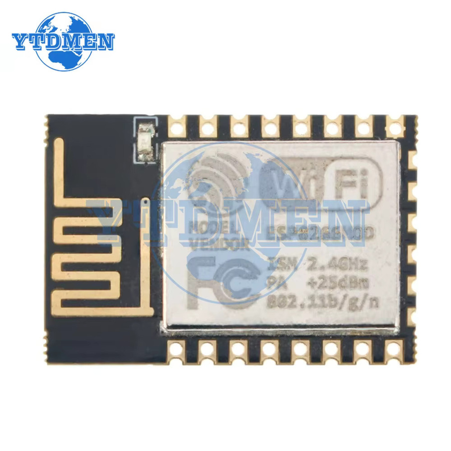 YTDMEN ESP-12E ESP-12F WiFi Serielles Modul ESP8266 Mikrocontroller Wireless Transceiver Remote Port Netzwerk Modul in Schwarz - Bild 2
