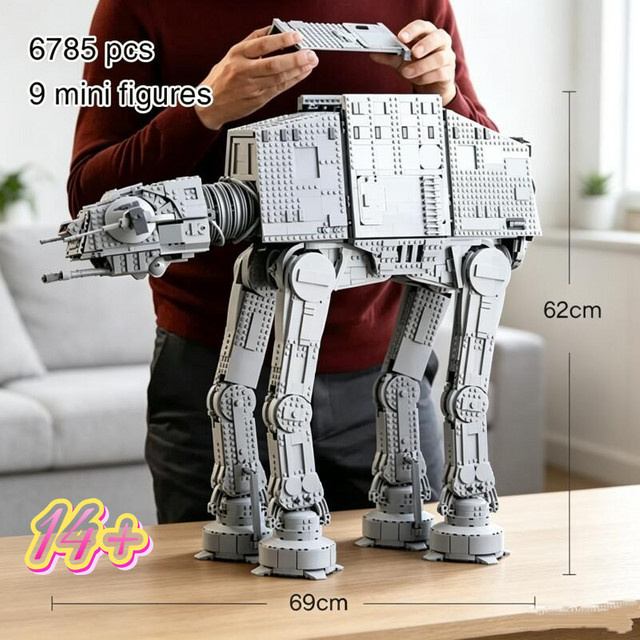 Hot Toys Star Wars AT-AT, Baustein-Modell, 6785 Teile, ab 14 Jahren - Bild 1