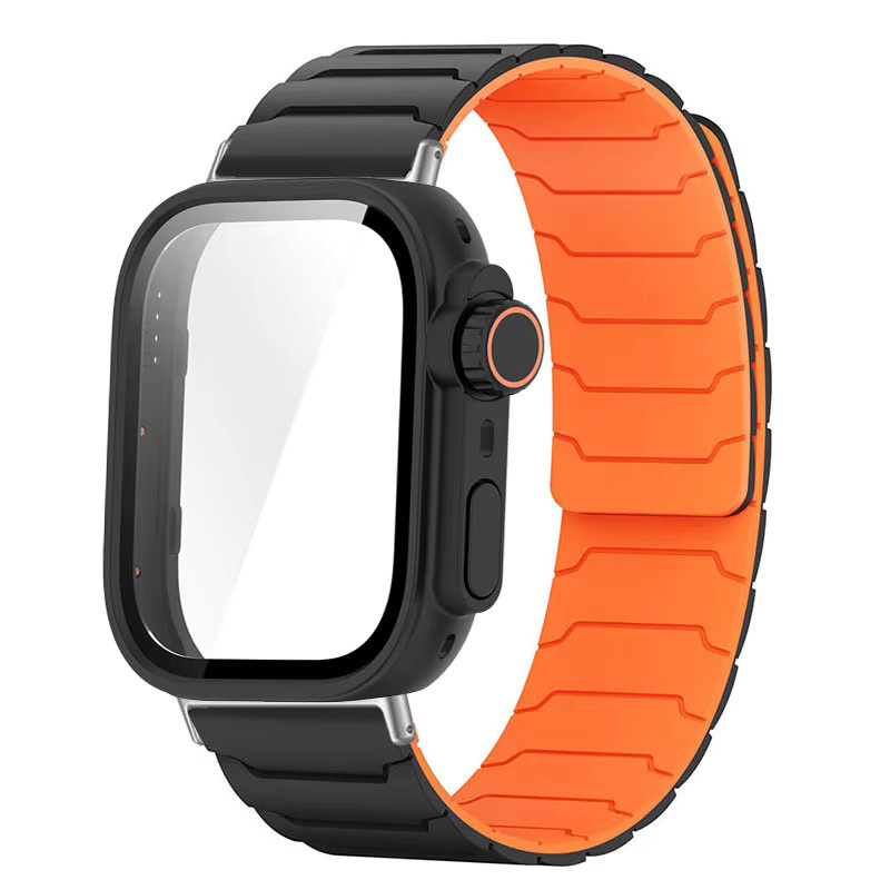 Huawei Uhrenarmband Silikon, Magnetband, Schwarz, Unisex - Bild 2