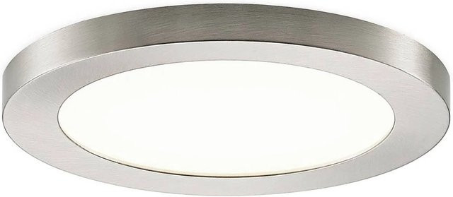 PRIOS Aureka LED Deckenleuchte Modern, 1-flammig, Aluminium, Alu-grau/Silber/Weiß - Bild 1