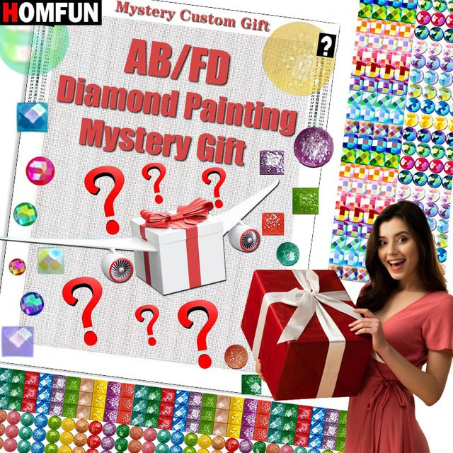 Homfun DIY Diamantmalerei Fee Fantasy Motiv mit quadratischen Steinen in Multicolour - Bild 1