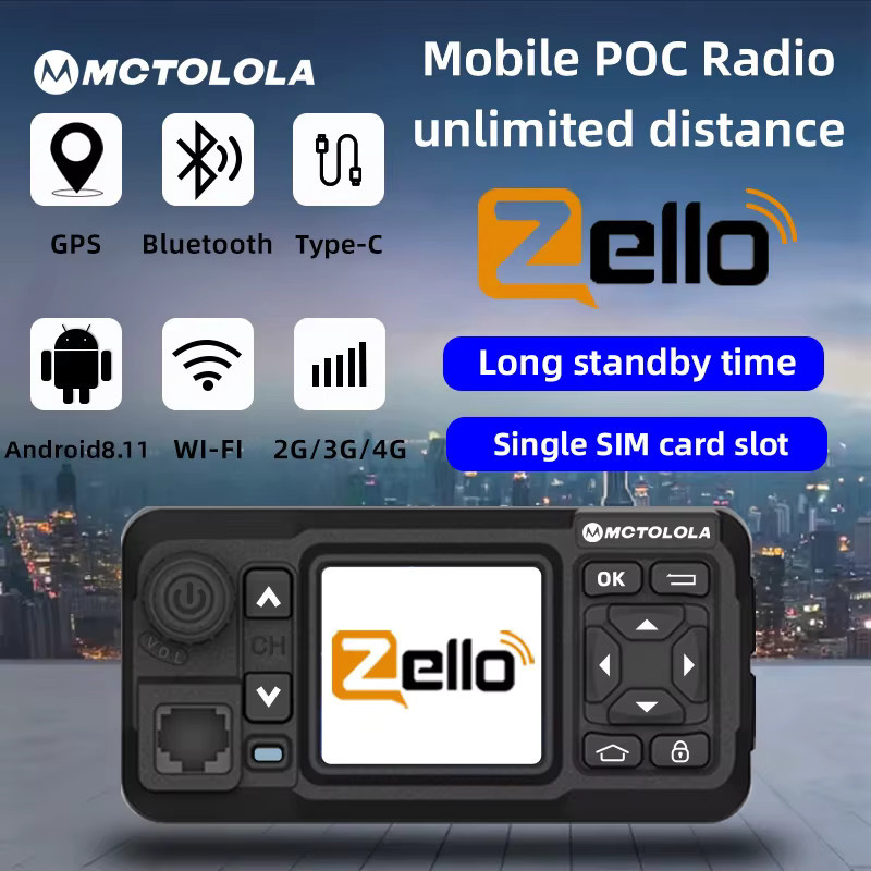 Motorola 4G Android PoC Autoradio mit Wi-Fi, Bluetooth und GPS in Schwarz - Bild 2