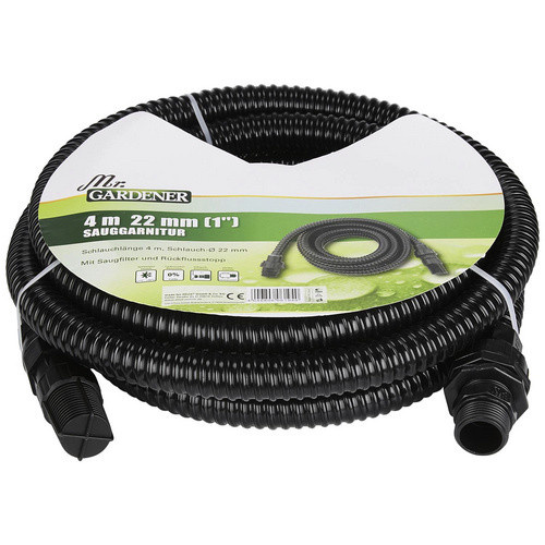 Mr. GARDENER Saugschlauch aus Kunststoff in Schwarz, Länge: 400 cm, Durchmesser: 2,7 cm - Bild 2