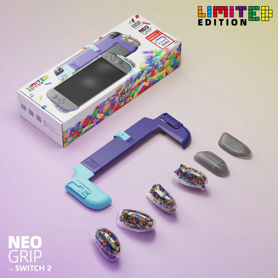 Skull & Co. Savage Raven NeoGrip mit austauschbarem ergonomischem Griff und Schutzhülle für Nintendo Switch 2, limitierte Auflage - Bild 5