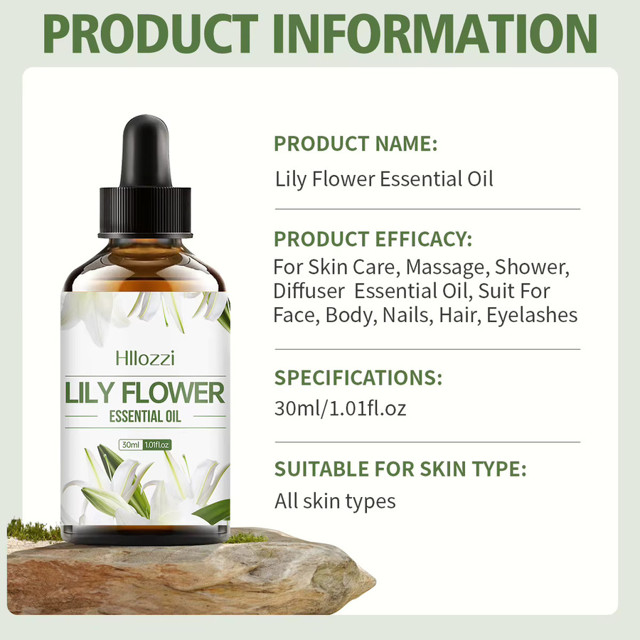 Hllozzi Lily Flower Ätherisches Öl, 30 ml, Unisex - Bild 4