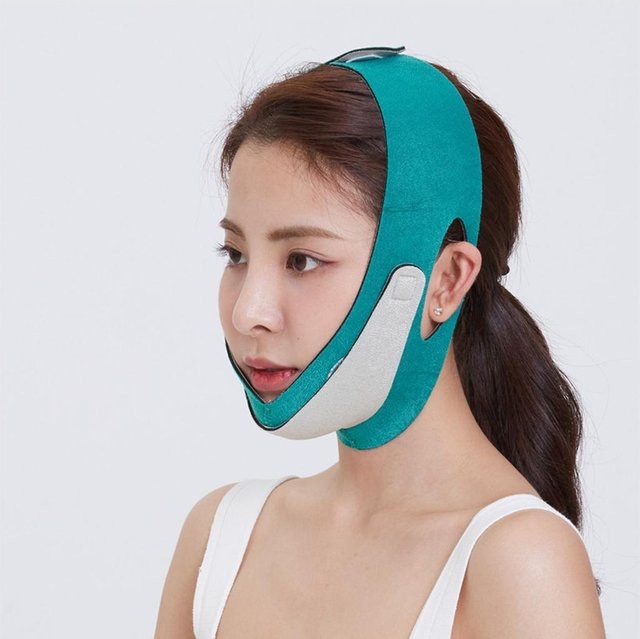 NATAWA Gesichtsmassage Maske, Grün, Damen - Bild 1