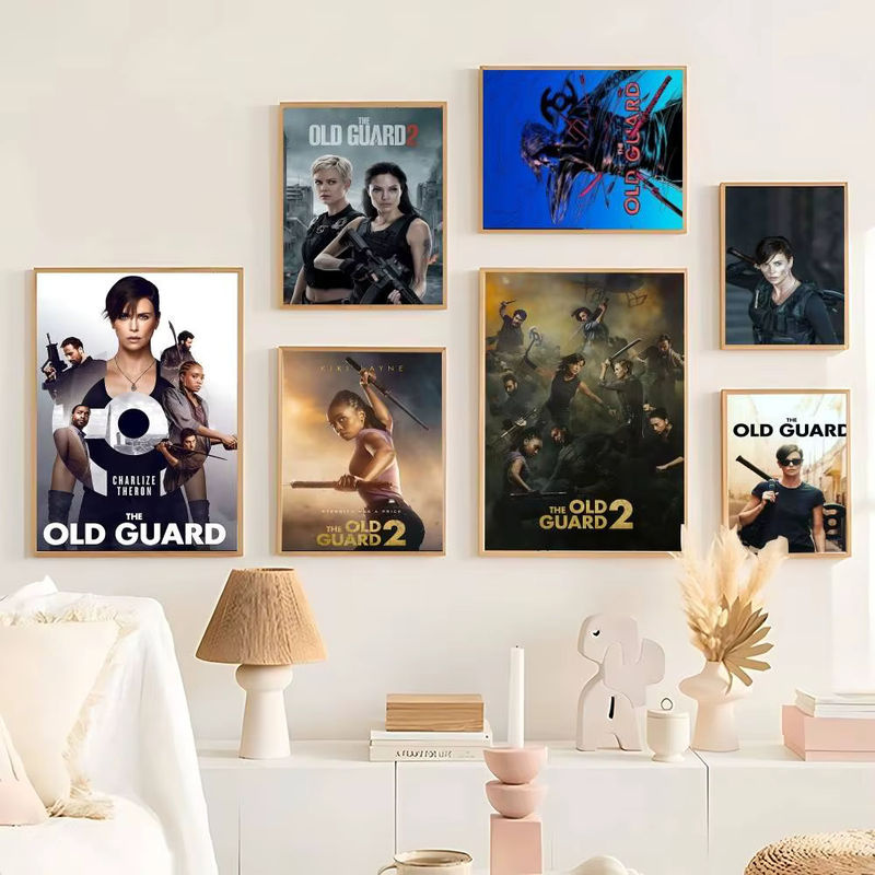 Kayou G-Guard Vintage Poster in HD-Qualität, mehrfarbiges Retro-Wandbild als Rahmenlose Wanddekoration für dein Zuhause - Bild 2