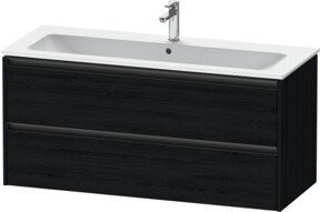 Duravit Waschtischunterschrank Ketho.2 wandhängend mit 2 Schubladen, Weiß Matt, B/T/H: 121 x 48 x 55 cm - Bild 1
