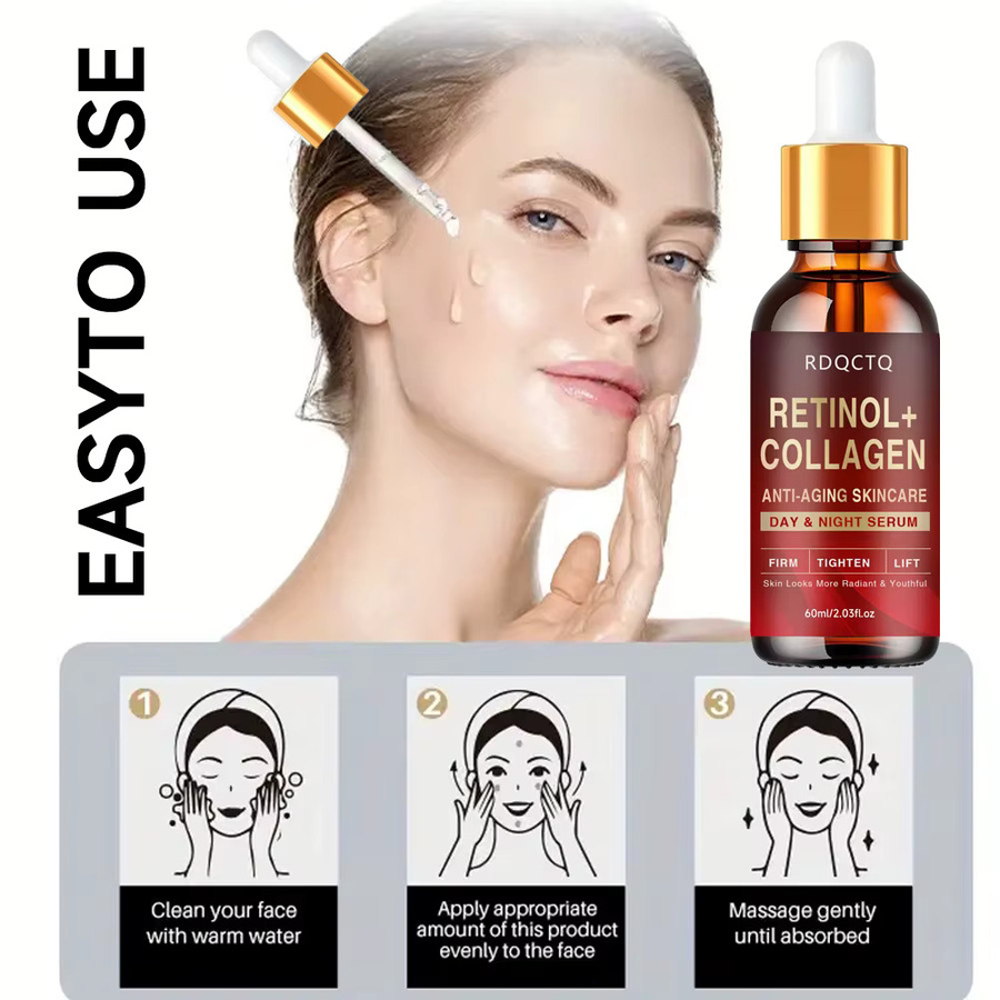 Retinol Collagen Anti-Aging Day Night Serum, Gesicht, Unisex - Bild 3