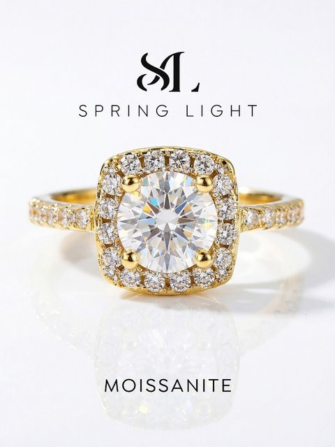 Stylever Verlobungsring, 925 Silber, Diamant, Damen - Bild 1