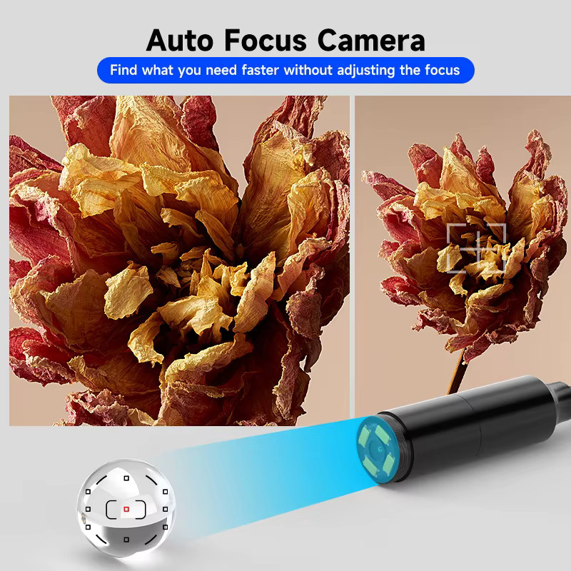 ZEMICAM Industrielles Endoskop mit 7-Zoll-IPS-Bildschirm, HD 1080P Inspektionskamera mit abnehmbarem Design und mehreren Objektiven für Rohrleitungen und Autos - Bild 5