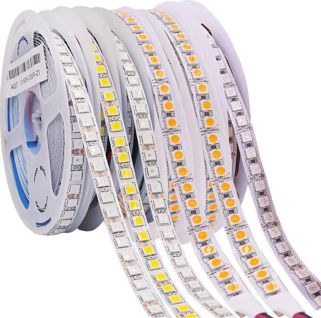 GAHADA LED-Streifen SMD 5050 5054, wasserdichtes LED-Band in Gelb und Multicolour, 12 V, 5 m Länge - Bild 1