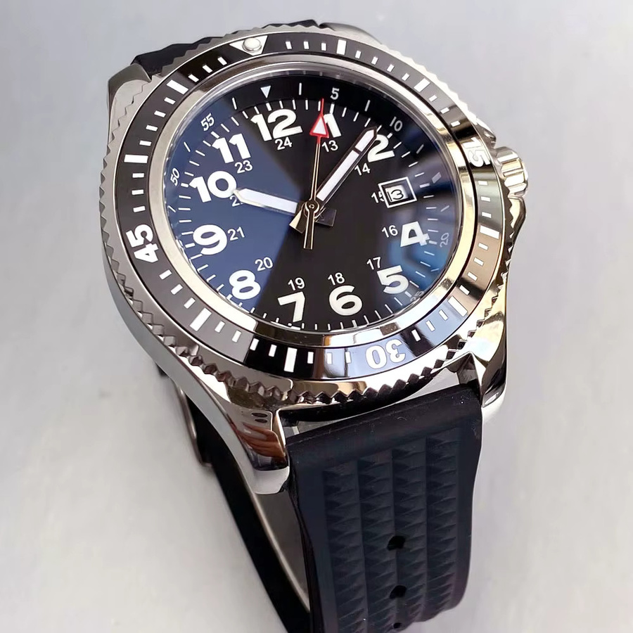Tandorio Armbanduhr Automatik, Edelstahl, Saphirglas, 44 mm, Herren - Bild 3