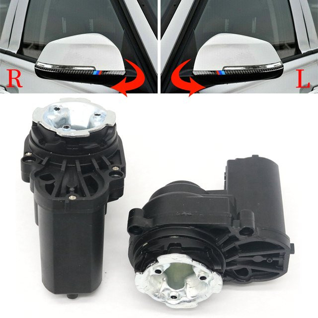 Cafoucs Auto Außen Rückspiegel Klappantrieb mit Motor in Schwarz für BMW X1, 1, 2, 3, 4 Serie (F20, F21, F22, F23, F87, F30, F31, F34, F32) - Bild 1