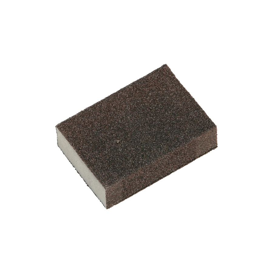 LUX-TOOLS Schleifschwamm Mittel/Grob in Braun, B/T/H: 9,8 x 6,8 x 2,5 cm - Bild 2