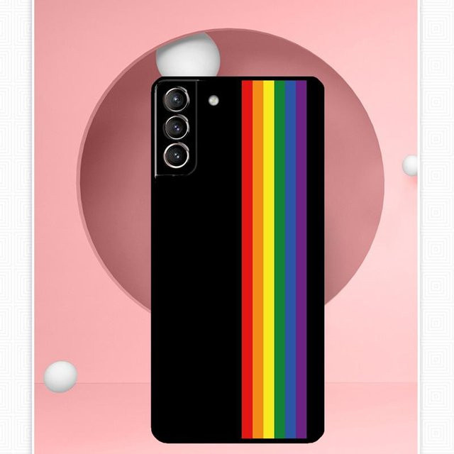 Regenbogen Pride Handyhülle für Samsung Galaxy S24 S23 S22 S21 S20 FE Note 10 S10 Plus Multicolor - Bild 1