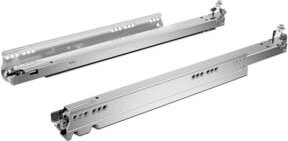 Hettich AT 5D Schubladenauszug Push-to-Open mit 70 kg Tragkraft, Farbe: Silber, Länge: 700 mm - Bild 1