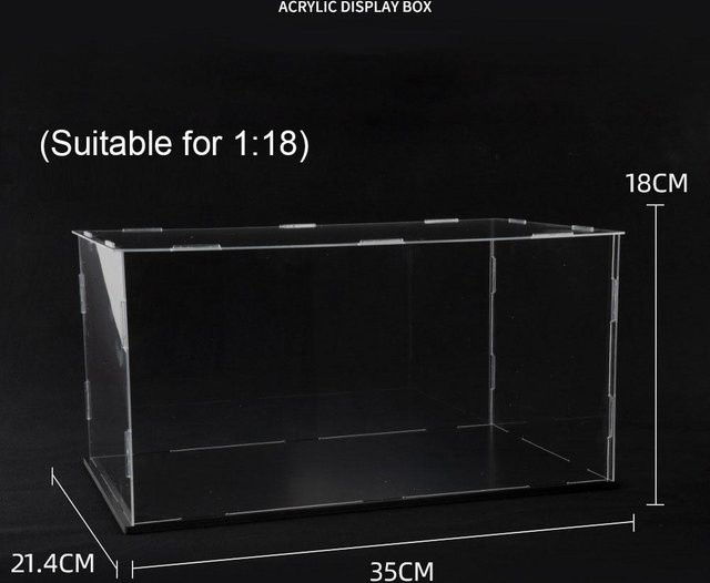 Transparente Aufbewahrungsboxen, Miniatur Auto Vitrine, ab 14 Jahre - Bild 1