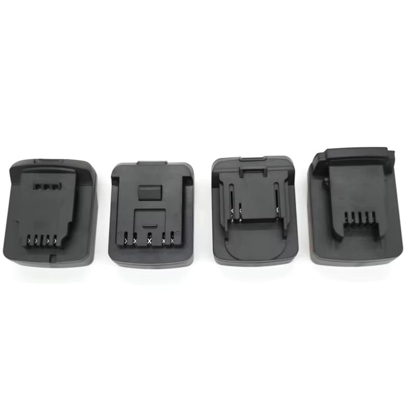 Parkside Batterie Power Tool Adapter Konverter für 20V Lithium-Batterien, kompatibel mit Dewalt, Makita, Milwaukee und Bosch 18/20V, Farbe: Schwarz - Bild 3
