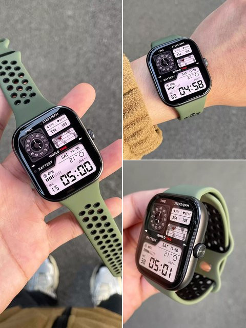 Xiaomi Sportarmband, Silikon, green, Redmi Watch 6/5/4, Mi Band 8 Pro/9 Pro - Bild 1