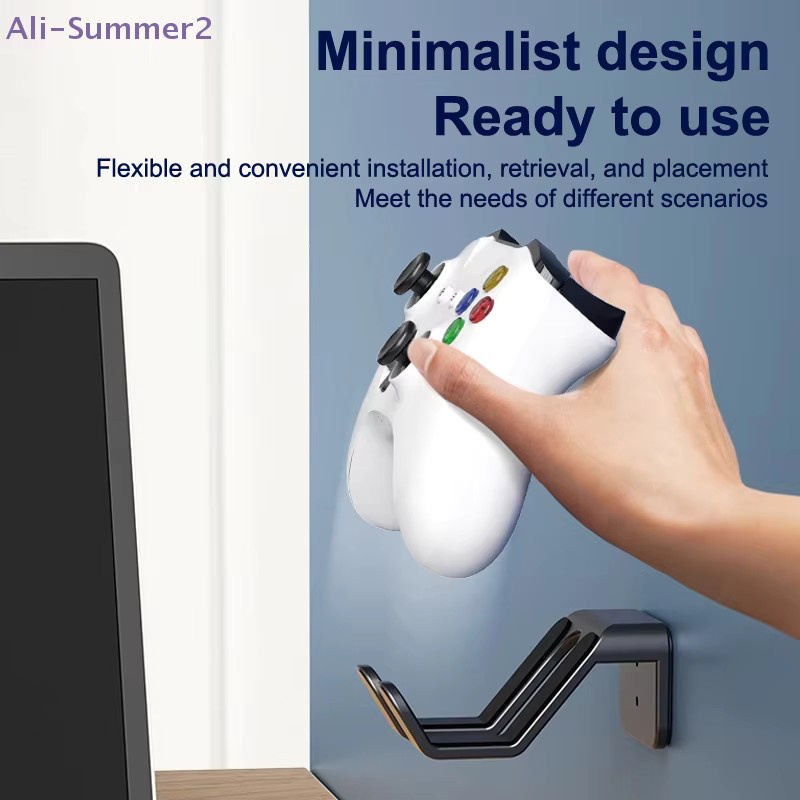 Summer2 Universeller Spielcontroller-Headset-Hängeständer und Wandhalterung in Schwarz für Switch Pro - Bild 4