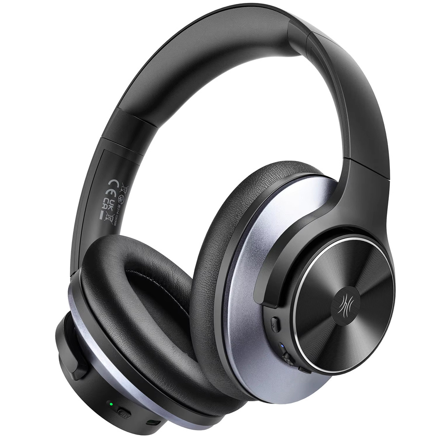 Oneodio A10 Bluetooth 5.4 Over-Ear Kopfhörer mit Hybrid-Aktivgeräuschunterdrückung (ANC), hochauflösendem Audio und 5 Mikrofonen in Schwarz - Bild 7