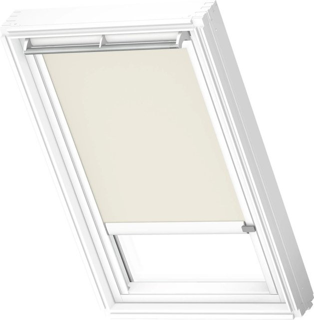 Velux Verdunkelungsrollo DSL PK10 1085KWL mit Schiene in Beige-Weiß - Bild 1