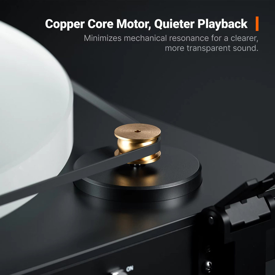 Fosi Audio LUNA 3 Hifi-Plattenspieler mit Auto-Stopp und RCA-Ausgang - Bild 5