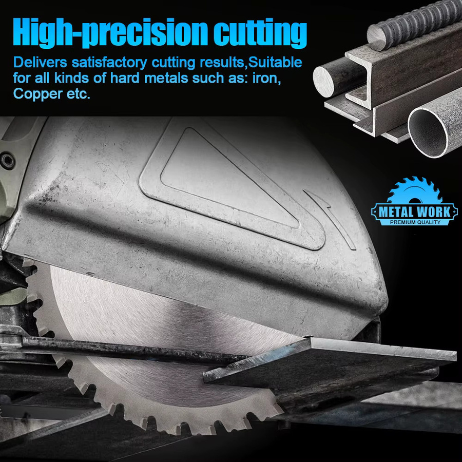 XCAN Hartmetall Kreissäge Klinge für Metall, Silber, 32 mm Bohrung - Bild 3