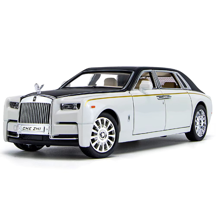 CCA Business-Auto-Legierungsmodell, 1:24, mit Licht und Ton, Metall, Schwarz - Bild 3