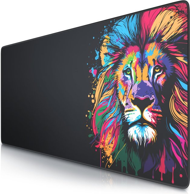 Titanwolf XXL Speed Gaming Mauspad Schwarz B/T: 900 x 400 mm - Bild 1