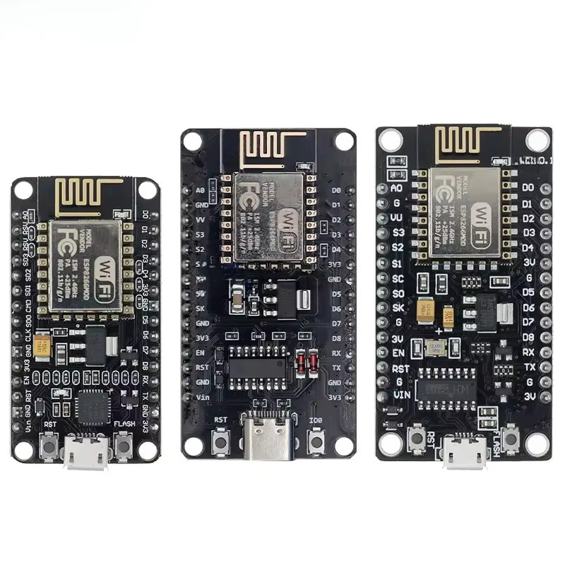 DIYUSER NodeMCU V3 ESP8266 ESP-12E WiFi Entwicklungsboard mit CH340/CP2102/CH9102X Modul in Schwarz - Bild 4