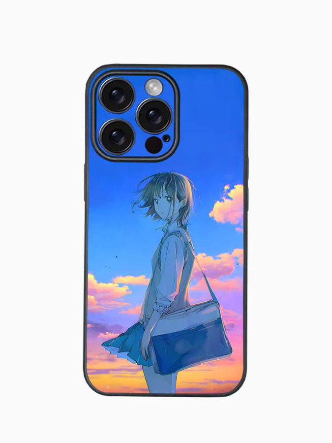 Kawayii Ao No H-Hako Handyhülle für iPhone 16 15 14 13 12 11 Pro Max Plus Mini aus weichem TPU in Multicolour - Bild 2