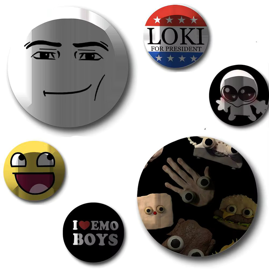52TOYS Brosche, Metall, Smiley, Jungen - Bild 3