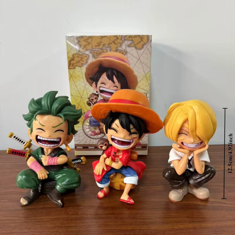 Bandai One Piece Monkey D. Luffy Roronoa Zoro, Anime-Figur, 13cm - Bild 2