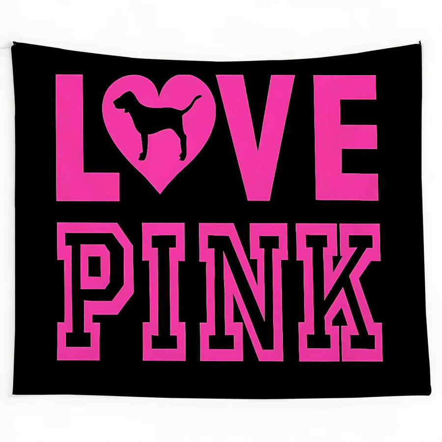 52TOYS Wandbehang Art Deco mit Herz-Motiv in Rosa - Bild 5