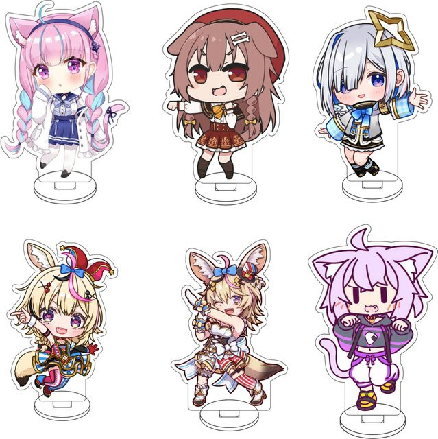 Hololive Anime Acryl-Figur Ständer, 10cm, Einzelfigur - Bild 1
