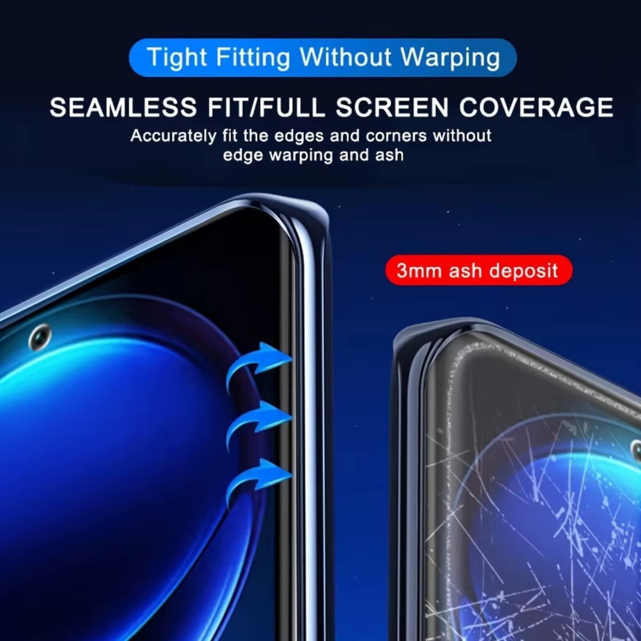 4 Stück Xiaomi Ultra-Klare Hydrogel-Displayschutzfolien für Redmi Note 15 14 13 Pro Plus 14S 12S 11S 10S 12 11 10 9 Pro, transparent, kratzfest - Bild 3