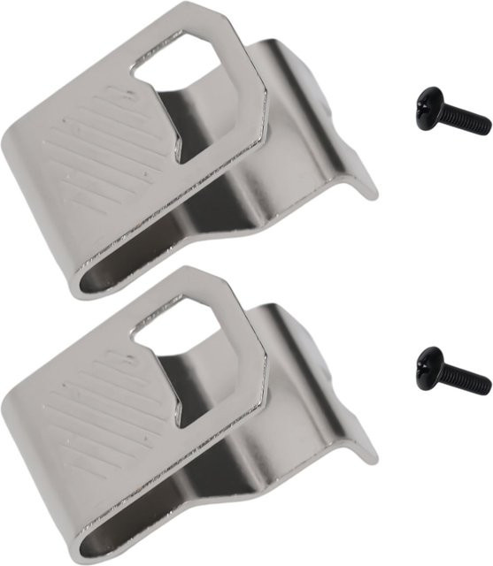 Vibratite Gürtel-Haken N597001 für Akku-Bohrschrauber in Silber, 2 Stück - Bild 1
