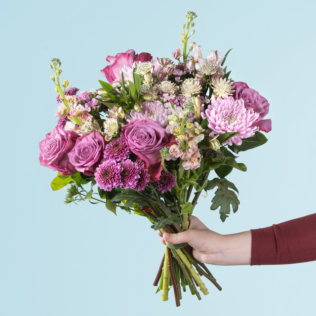 BLUME2000 Bouquet multicolour purple white pink - Bild 1