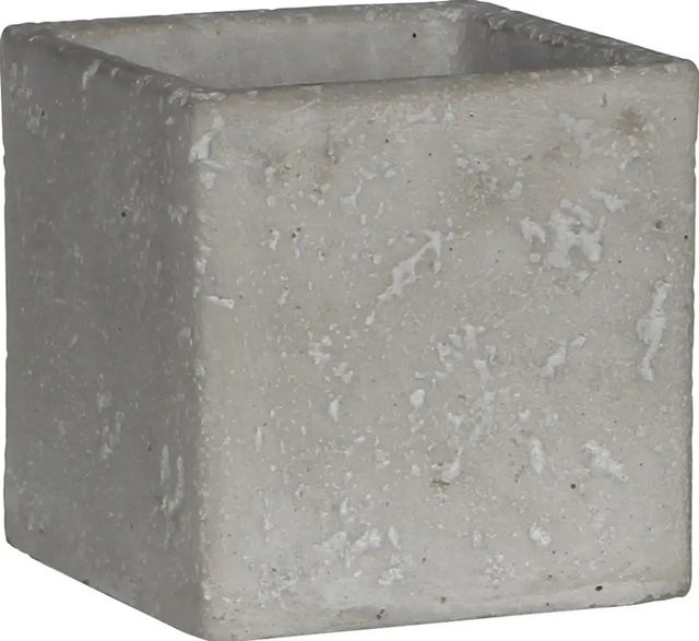 Mica Pflanzgefäß Jimmy quadratisch Hellgrau B/T/H: 10 x 10 x 1 cm - Bild 1