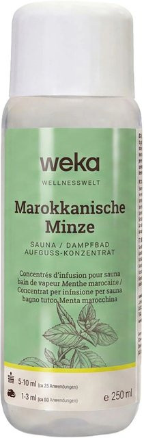 WekaPur Sauna- und Dampfbadduft Minze, transparent - Bild 1