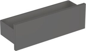 Geberit Ablage Smyle Square in Lava Matt, B/T/H: 45 x 14,8 x 14,3 cm - Bild 1