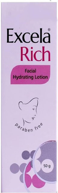 Cipla Excela Rich Feuchtigkeitslotion für Gesicht und Hals, 50 g, Trockene Haut - Bild 1
