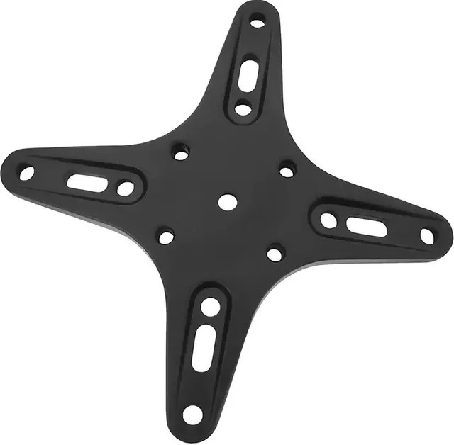 Tragbare Monitor-Wandhalterung in Schwarz mit VESA-Unterstützung bis 100 x 100 mm und 75 x 75 mm - Bild 1