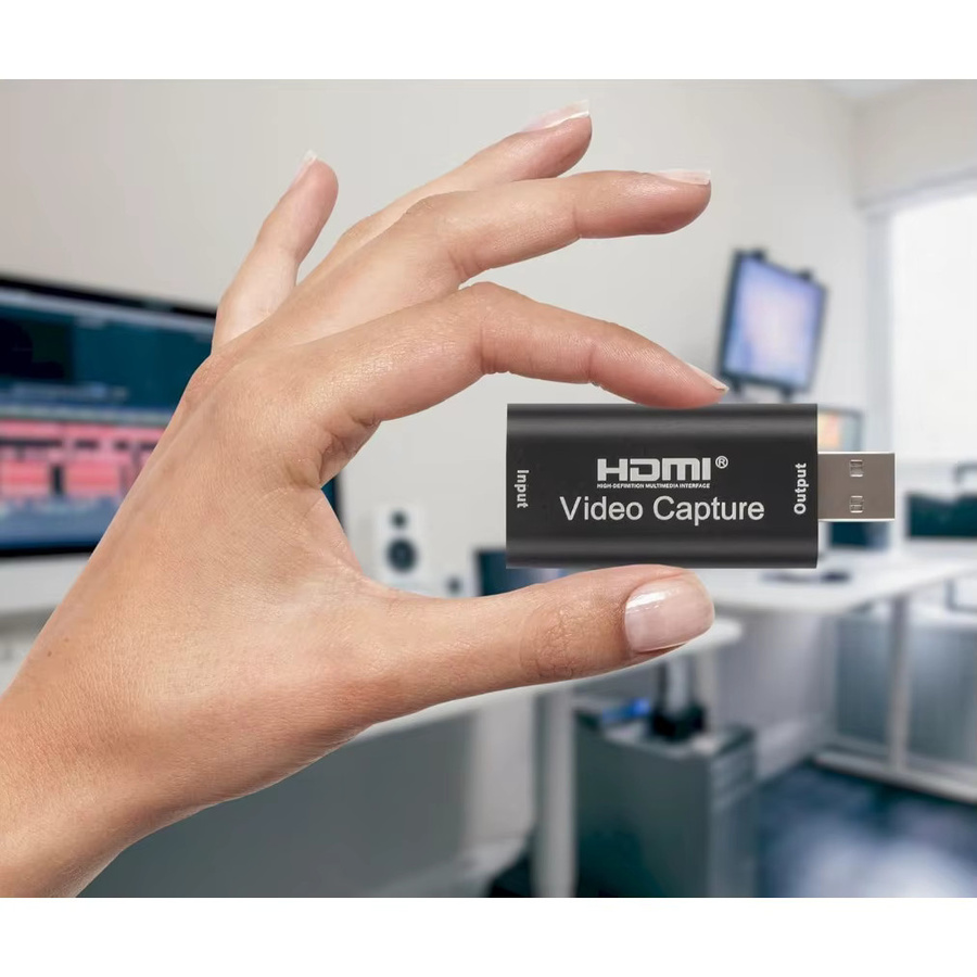 LccKaa USB Video Capture Card Full HD 1080P HDMI Game Grabber in Schwarz für PC und Live-Streaming - Bild 6