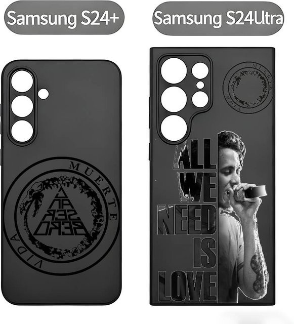 Samsung Handyhülle Pay Tribute C-Canserbero Singer Star für Samsung S20, S24 FE, S24 Plus, S24 Ultra in Schwarz aus weichem TPU - Bild 1