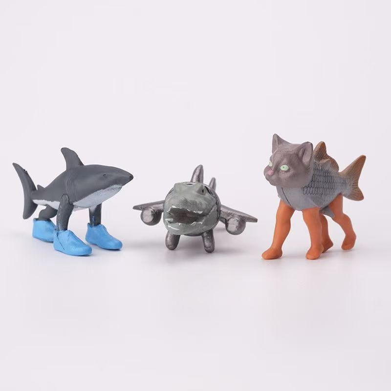 Fashnics Tung tung tung Sahur Actionfiguren 24-teiliges Set PVC - Bild 1